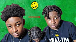 The undercut, curly short hair on top, and long braid all contrast quite starkly with one another. Mens Box Braids Tutorial On Short Medium Hair Travis Scott Lil Yachty Asap Rocky Braids 2020 Youtube