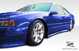 welcome to extreme dimensions item group 1996 1997 ford thunderbird mercury cougar duraflex racer body kit 4 piece 1996 1997 ford thunderbird mercury