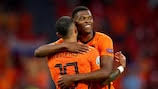Official account of the township of north dumfries. Denzel Dumfries Packt Seine Chance Beim Schopfe Uefa Euro 2020 Uefa Com