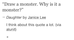 Draw A Monster Why Is It A Monster In 2020 Monster Quotes Memes Quotes Daily Quotes