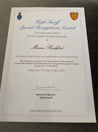 Manchester united & england info@dnmaysportsmgt.com. Marcus Rashford Mbe On Twitter Wouldn T Normally Share These Types Of Things But This Certificate Is Not Just For Me It Belongs To You All Each And Every One Of You That