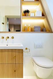 how cool are these embedded lights inside this bathroom shelf using wall hung toilets and vanitys will wc design fitted bathroom furniture bathroom design