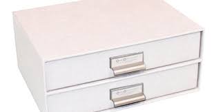 Birger Box By Bigso Box Of Sweden In White Two Drawer File Box Great Alone Or Stack With The Sven Box Or Other Colorful Storage Home Office Design File Box