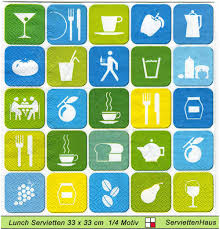 Pictogramme d'un passager en fauteuil roulant (23 a). Pictogramme 1 Lunch Serviette