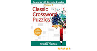 Video and text interviews with authors, actors and other big names the 'grey's anatomy' star hosts a new podcast tv show mixed outspoken puppets. Amazon Com Classic Crossword Puzzles Features 100 Favorite Puzzles Puzzle Books For Fun Volume 1 9780998832210 Preston Charles Books
