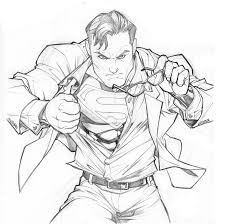 Start by drawing an oval near the top half of the page. Old Superman Sketch By Carlosgomezartist On Deviantart