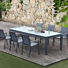 Table De Jardin De Repas Naterial Odyssea Rectangulaire Anthracite De 6 A 10 Per Anthracite Jardin Outdoor Decor Outdoor Furniture Sets Outdoor Furniture