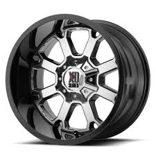 Black And Chrome 8 Lug Wheels 20 Xd Series Xd825 Buck Pvd Black Lip Wheel 20x10 8x180 24mm Lifted Gmc 8 Lug Rims For Sale Rims Wheel