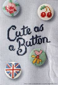 绣花钮扣 maomao 我随心动 borduurpatronen kruissteek borduren