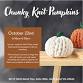 Craft Night: Chunky Knit Pumpkins event image