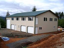 Metal buildings with living quarters. Two Story Pole Buildings Hansen Buildings