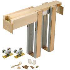 Johnson Hardware 1500 Series Pocket Door Frame For Doors Up To 32 In X 96 In Pocket Door Installation Pocket Door Frame Interior Pocket Doors