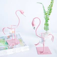 Free uk delivery on all orders over £50. European Pink Flamingo Candlestick Decoration Green Plant Water Culture Device Creative Iron Crafts Household Desktop Decoration Candle Holders Aliexpress