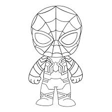 Home » disegni » carnevale » uomo_ragno. Svg Chibi Iron Spiderman Svg Da Colorare Gratis Marvel Svg Etsy