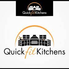 Kitchen design line icon web logotype design templates modern. Business Logo Design Fur Quickfitkitchens Von Tectutive Design 3387885