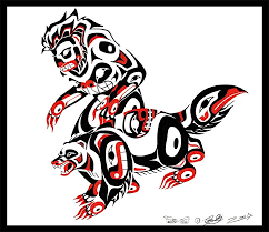 Man That Lived With Wolverines By Tarkheki On Deviantart Haida Art Native American Art Native Artwork