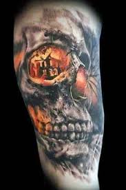 Flaming skull picture designs have always been a favorite among women. Top 47 Flaming Skull Tattoo Ideas 2021 Inspiration Guide