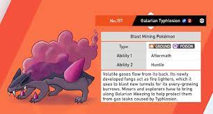 Part 6! Galarian Typhlosion! : r/fakemon