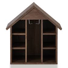 Rack with ruin wine rack. Furniture Of America Bales Rustic Wood Wine Rack In Reclaimed Oak Ynj 1877c25