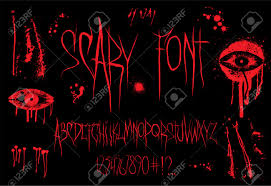 Second, the romans used letters instead of a different set of symbols to represent numerical values. Horror Font Vector Alphabet Latin Alphabet Numbers And Punctuation Marks Scary Font For T Shirt And Merch English Trendy Alphabet Silk Screen Printing For Typography Clothing Fabric Vector Royalty Free Cliparts Vectors And