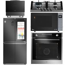 If you want appliances that have perfectly matching exteriors. Lg Kitchen Appliance Set 3 3d Cgtrader
