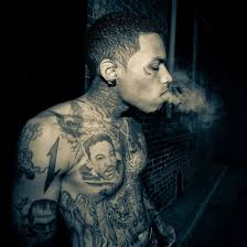 Kid Ink Featuring Pusha T Murda In 2020 Kid Ink Neck Tattoo Neck Tattoo For Guys
