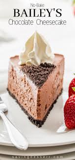 No Bake Baileys Chocolate Cheesecake Recipe Savoury Cake Chocolate Cheesecake Cheesecake