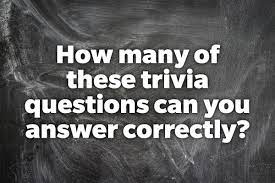 In this post, you will get more information … 50 Trivia Questions For Kids Only The Smartest Can Get Right Reader S Digest