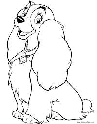 These pups are ready to be colored in with marvelous colors. Lady And The Tramp Coloring Pages Disneyclips Com
