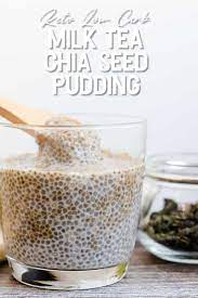 Easy Keto Milk Tea Chia Seed Pudding Lowcarbingasian Recipe Chia Seed Pudding Chocolate Chia Seed Pudding Chocolate Chia Pudding Recipes