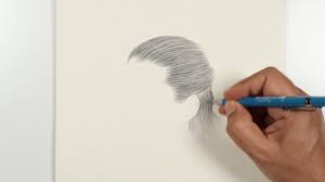 Learn How To Draw Hair With A Mechanical Pencil Drawing Hair Easy Drawing Mechanical Pencils How To Draw Hair Pencil Drawings