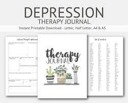 Check spelling or type a new query. Depression Therapy Journal Instant Printable Download Etsy