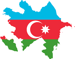 The majority of the enclave's inhabitants are armenian christians agitating to secede from the predominantly muslim azerbaijan and join with armenia. File Flag Map Of Azerbaijan Svg Wikimedia Commons