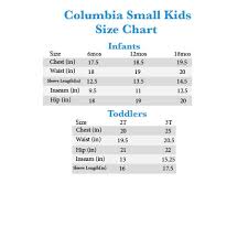 60 Scientific Columbia Youth Jacket Size Chart