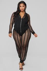 Holy Moly Mesh Jumpsuit Black Plus Size Fashion Plus Size Summer Outfit Plus Size Outfits