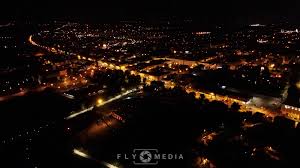 Moje_miasto_ełk #zima2021 #widok_z_lotu_ptaka ełckie widoki zimą 2021 z lotu ptaka. Fly Media Nocny Sochaczew Facebook