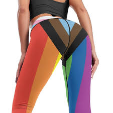 Amazon.com: HWCAVB Progress Pride Flag Yoga Pants Womans High Waisted Workout  Leggings Sport Trousers Tummy Control Tights Blue : 服裝，鞋子和珠寶