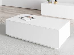 Handmade large coffee table, trunk, chest, toy box, storage holder, blanket box, big cushion box, 106 x 81cm, side table. White Gloss Coffee Table With Glass Top
