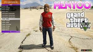 If you select the controller as your input option via the settings, you may use the controller (binds being. Gta 5 Menyoo Mod Menu By Denchmodz Free Download On Toneden
