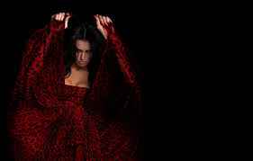 Use images for your pc, laptop or phone. Wallpaper Girl Red Style Black Dress Brunette Leopard Fashion Spotted Images For Desktop Section Devushki Download