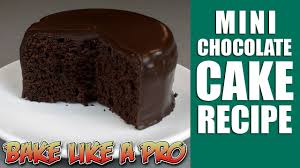 This small chocolate cake is the perfect size. Easy Mini Chocolate Cake Recipe Youtube