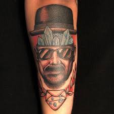 Heisenberg tattoo by Andrea Cartabia in Origgio, Italy