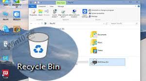 How can i get to the recycle bin without the desktop icon in windows 10? Microsoft Should Trash Its New Windows 10 Recycle Bin The Verge