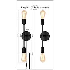 These lights are perfect to fit into all interior decor types and can light up every corner of the room with superior efficacy. Banganma 2 Light Black Bathroom Vanity Light Fixtures Modern Minimalist Lights For Mirror Ceiling Light Kitchen