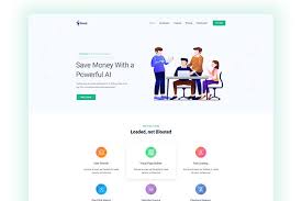 Speed up your work with this free psd mockup bundle! Sass Ui Kit Landing Page Graphic By Artgalaxy Creative Fabrica