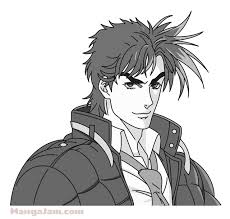 Free fire is the ultimate survival shooter game available on mobile. How To Draw Joseph Joestar From Jojo S Bizarre Mangajam Com