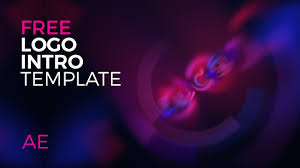 Neon Lights Logo Reveal Intro Free After Effects Template With Music Logo Reveal Intro After Effects Templates