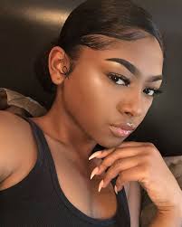 Snapchat Theslimgal Slick Hairstyles Natural Hair Styles Edges Hair