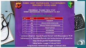 Lowongan kerja rs bayangkara cianjur. Lowongan Kerja Rumah Sakit Bhayangkara Tk Iii Indramayu Biddokkes Polda Jabar Info Laboratorium Medik