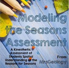 Role Modeling The Seasons A Kinesthetic Assessment Kinesthetic Earth And Space Science Earth Seasons